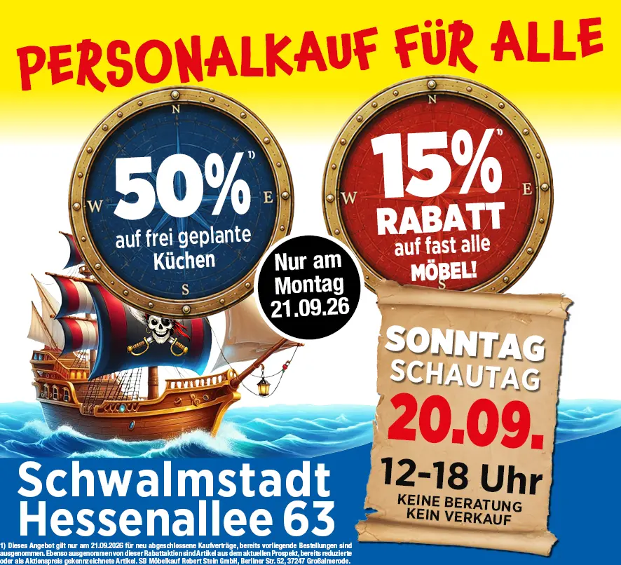 Schaustag Sonntag am 20.09. in Schwalmstadt Hessenallee 63
